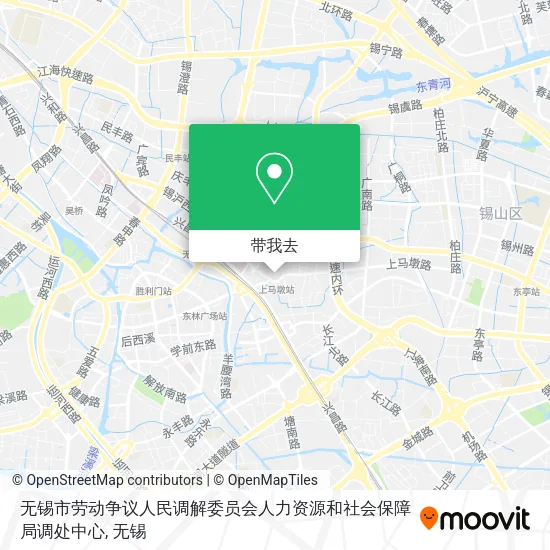 无锡市劳动争议人民调解委员会人力资源和社会保障局调处中心地图