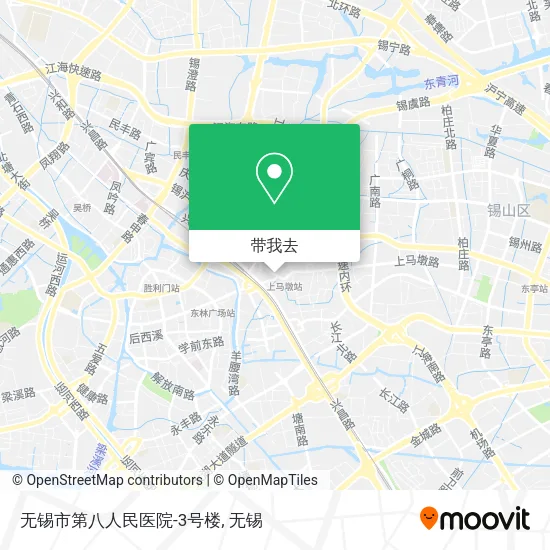 无锡市第八人民医院-3号楼地图