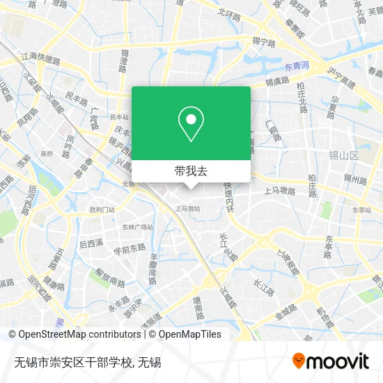 无锡市崇安区干部学校地图