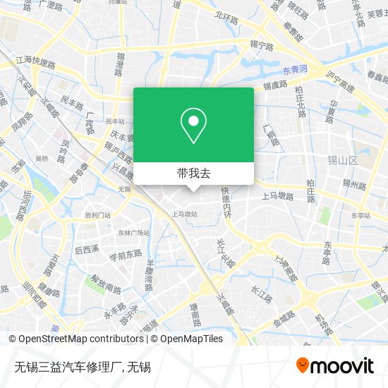 无锡三益汽车修理厂地图