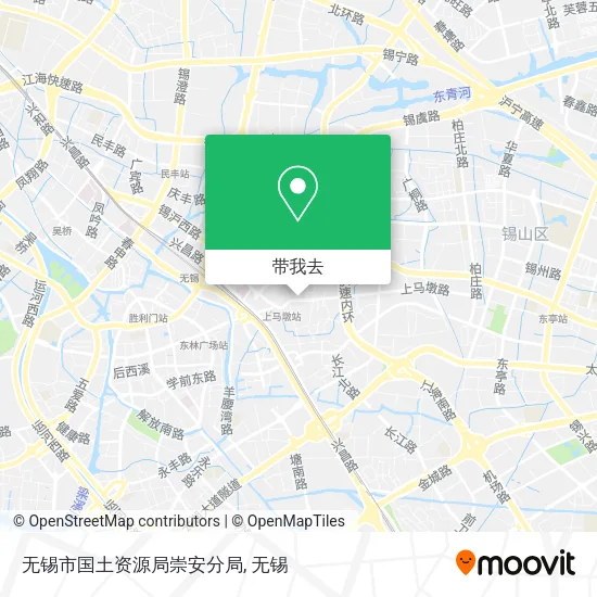 无锡市国土资源局崇安分局地图