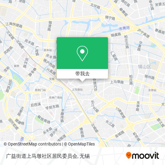 广益街道上马墩社区居民委员会地图