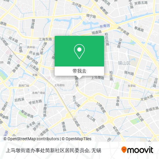 上马墩街道办事处简新社区居民委员会地图