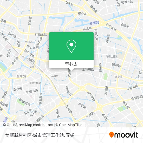 简新新村社区-城市管理工作站地图