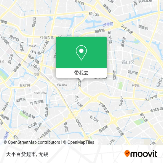 天平百货超市地图