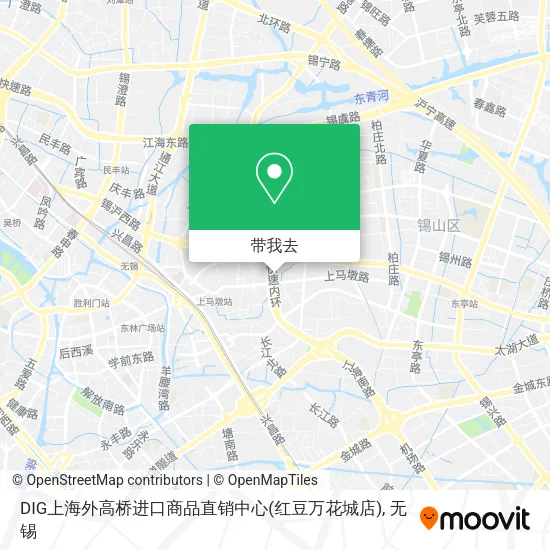 DIG上海外高桥进口商品直销中心(红豆万花城店)地图