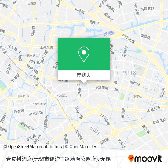 青皮树酒店(无锡市锡沪中路靖海公园店)地图