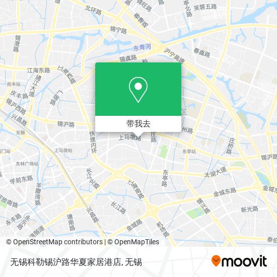 无锡科勒锡沪路华夏家居港店地图