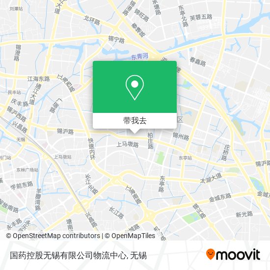 国药控股无锡有限公司物流中心地图