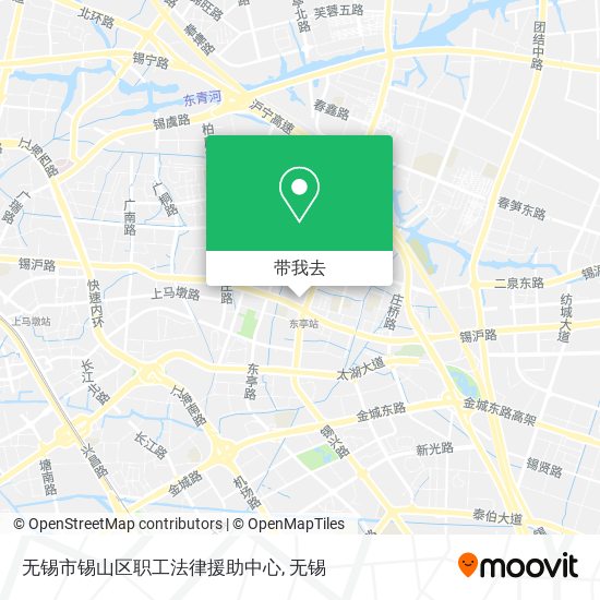 无锡市锡山区职工法律援助中心地图