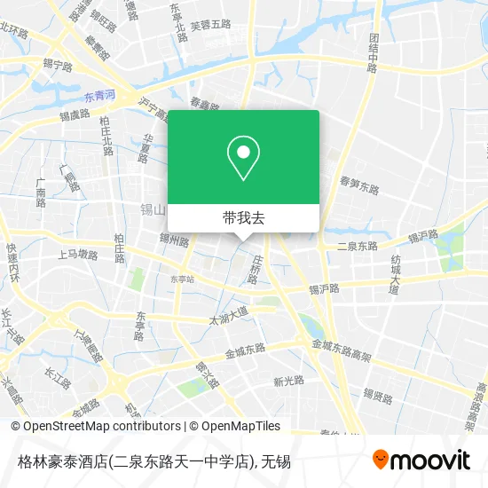 格林豪泰酒店(二泉东路天一中学店)地图