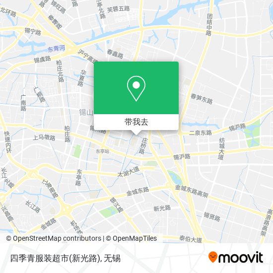 四季青服装超市(新光路)地图