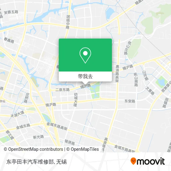 东亭田丰汽车维修部地图