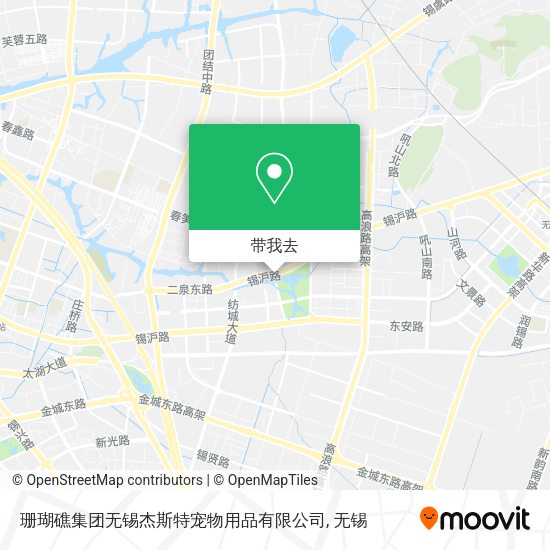 珊瑚礁集团无锡杰斯特宠物用品有限公司地图