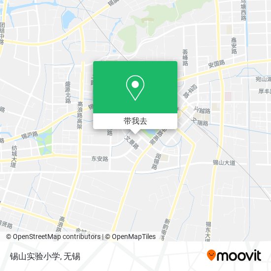 锡山实验小学地图