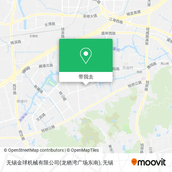 无锡金球机械有限公司(龙栖湾广场东南)地图