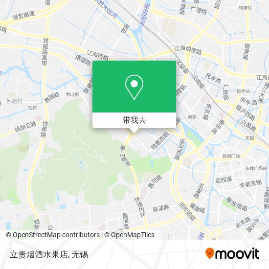 立贵烟酒水果店地图