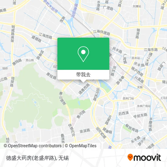 德盛大药房(老盛岸路)地图