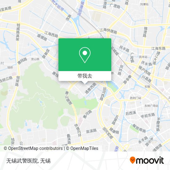 无锡武警医院地图