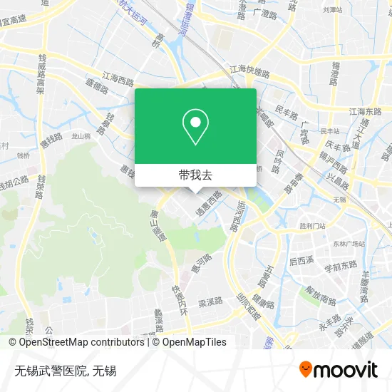 无锡武警医院地图