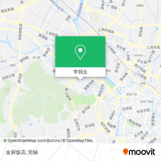 金厨饭店地图