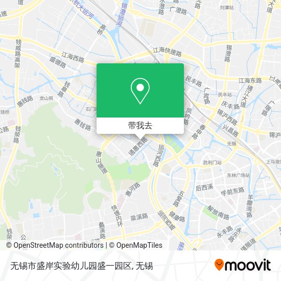 无锡市盛岸实验幼儿园盛一园区地图