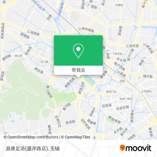 鼎唐足浴(盛岸路店)地图