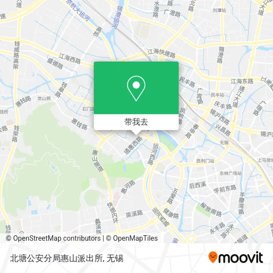 北塘公安分局惠山派出所地图