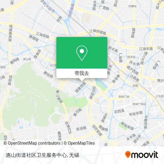 惠山街道社区卫生服务中心地图