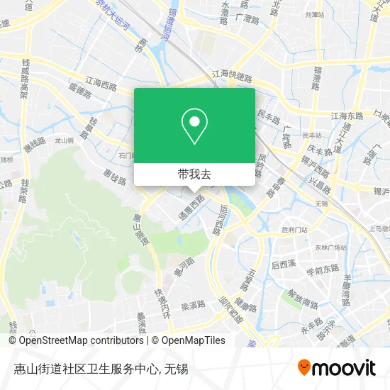 惠山街道社区卫生服务中心地图