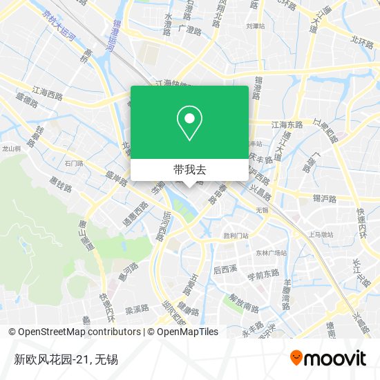 新欧风花园-21地图