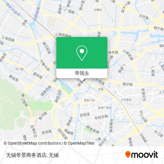 无锡帝景商务酒店地图