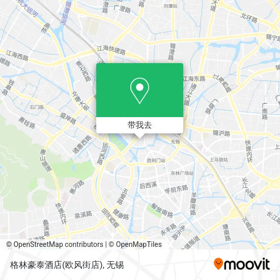 格林豪泰酒店(欧风街店)地图