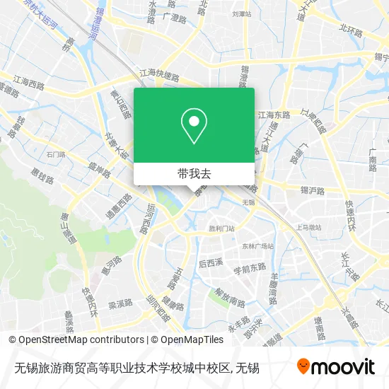 无锡旅游商贸高等职业技术学校城中校区地图