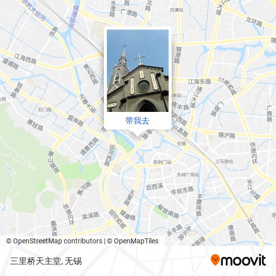 三里桥天主堂地图