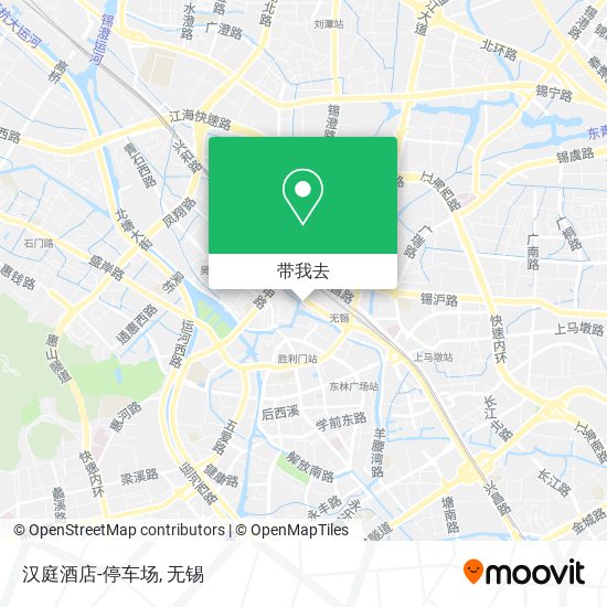 汉庭酒店-停车场地图