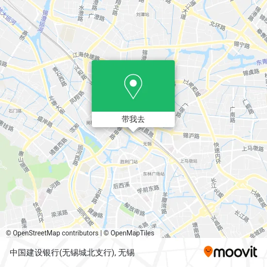 中国建设银行(无锡城北支行)地图