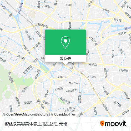 蜜丝泉美容美体养生用品总汇地图