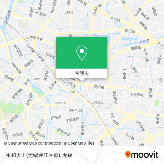 永和大王(无锡通江大道)地图
