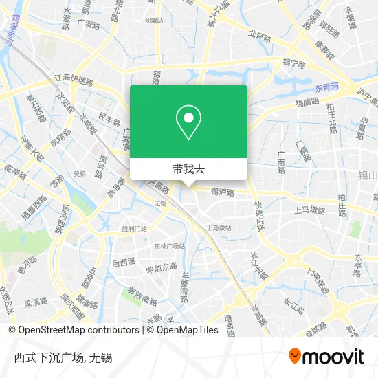 西式下沉广场地图