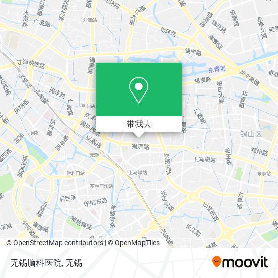 无锡脑科医院地图