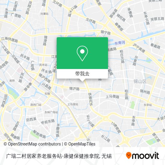 广瑞二村居家养老服务站-康健保健推拿院地图