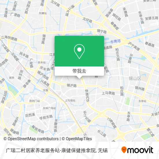 广瑞二村居家养老服务站-康健保健推拿院地图
