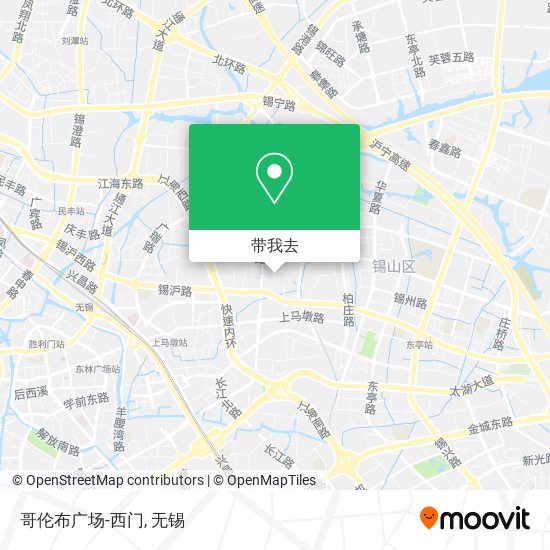 哥伦布广场-西门地图