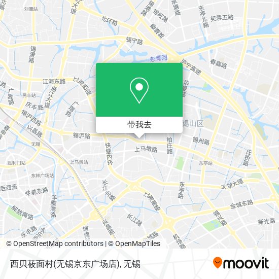 西贝莜面村(无锡京东广场店)地图