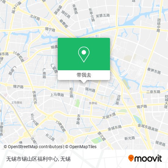 无锡市锡山区福利中心地图