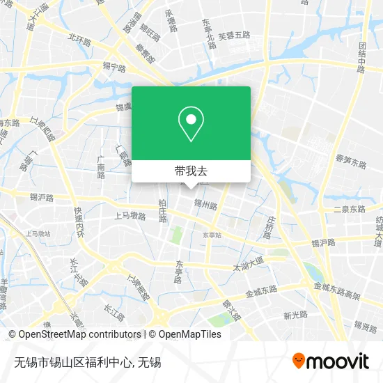 无锡市锡山区福利中心地图