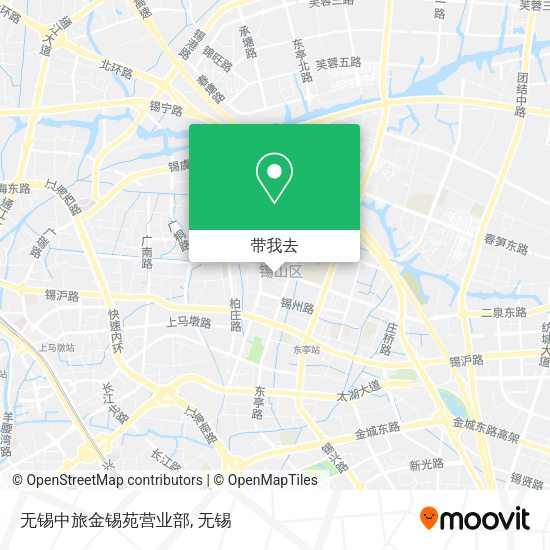 无锡中旅金锡苑营业部地图