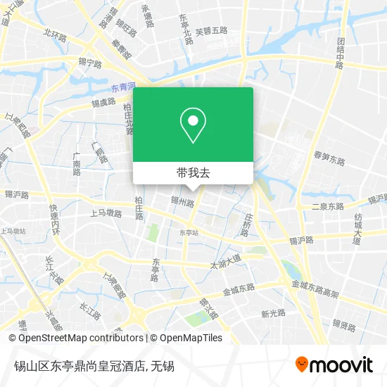 锡山区东亭鼎尚皇冠酒店地图