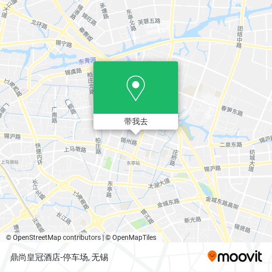 鼎尚皇冠酒店-停车场地图